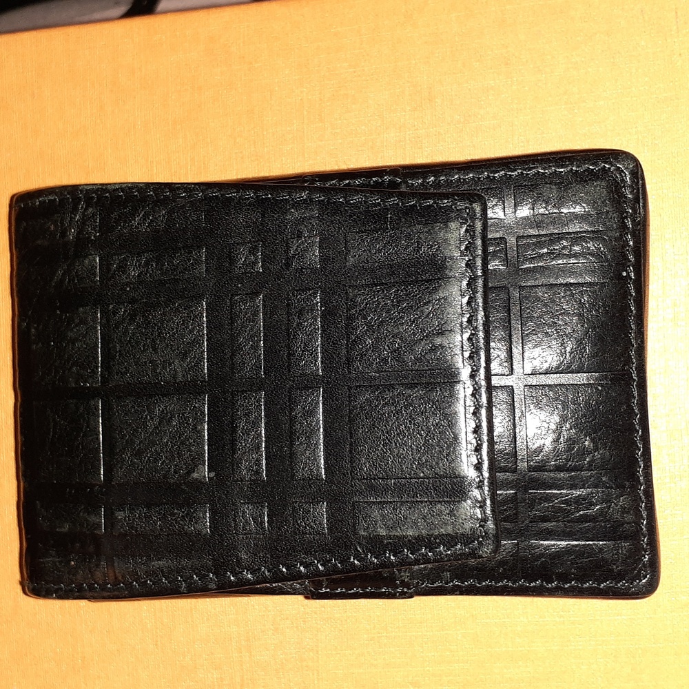 BURBERRY VINTAGE LEATHER CARD CASE HOLDER EUC - Picture 12 of 12